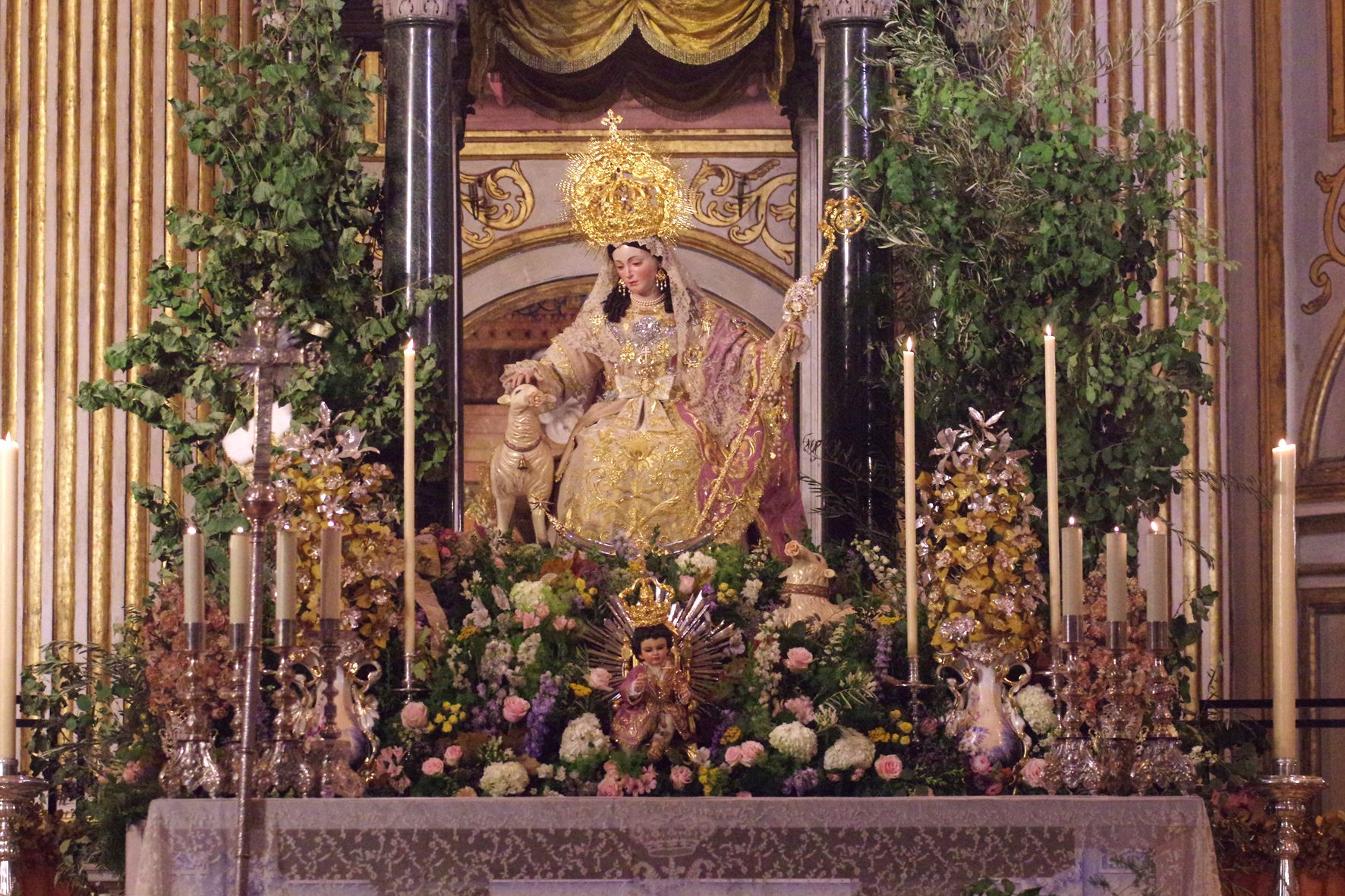Coronación Canónica de la Divina Pastora en la Catedral de Málaga