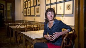 La escritora Rachel Cusk, en el 2016, en Barcelona.