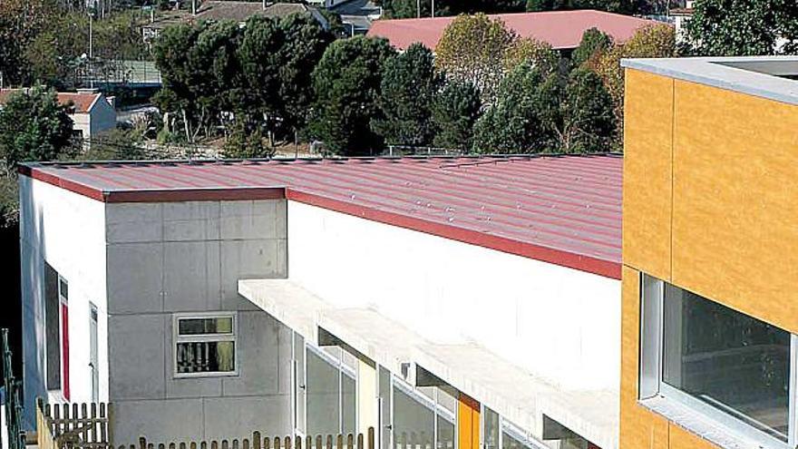 Vista del edificio que albergará la galescola de Gondomar.