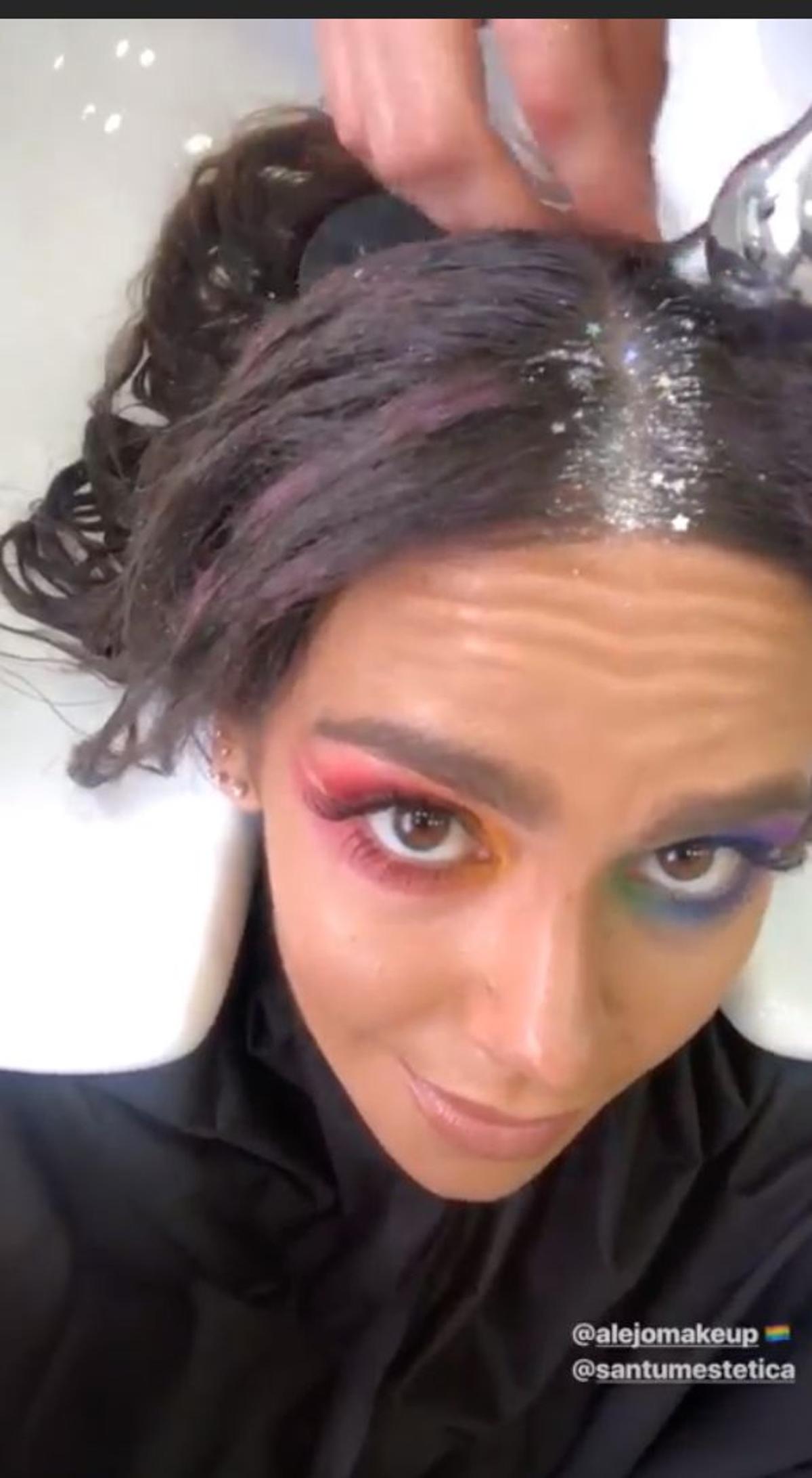 Cristina Pedroche se quita el 'brilli brilli' del pelo