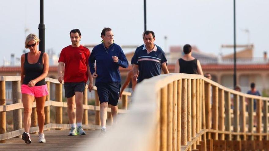 Rajoy camina en Torrevieja