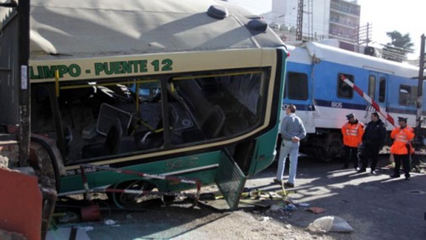 Accidente ferroviario en Argentina