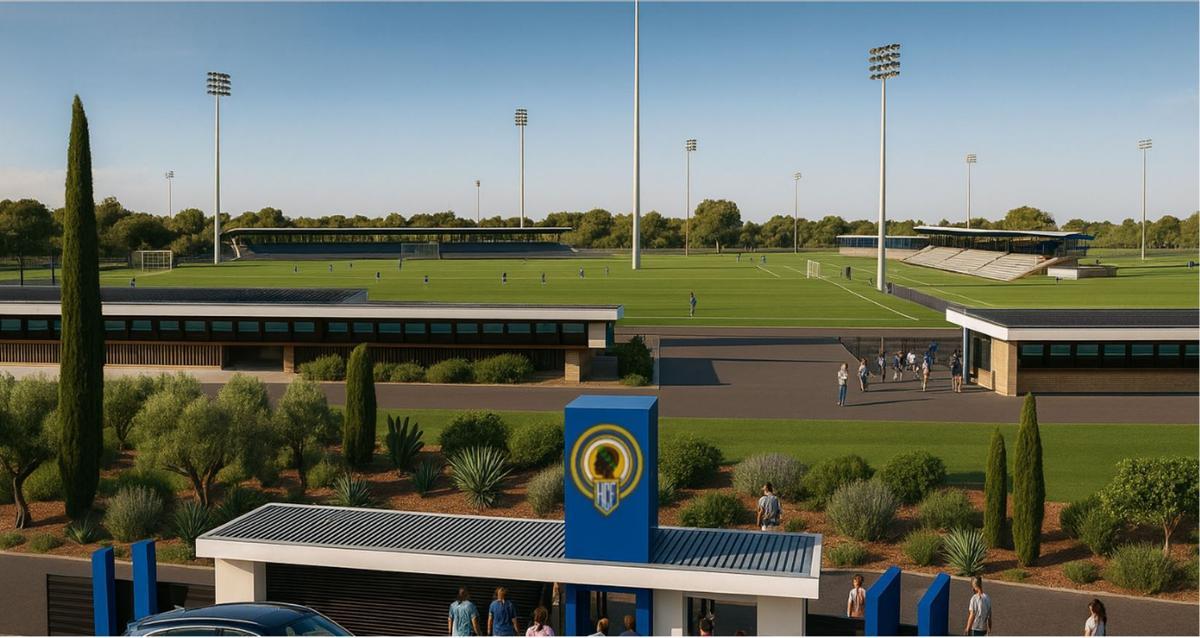Recreación que forma parte del proyecto presentado el lunes por Barcala en el anuncio de la Ciudad Deportiva del Hércules.