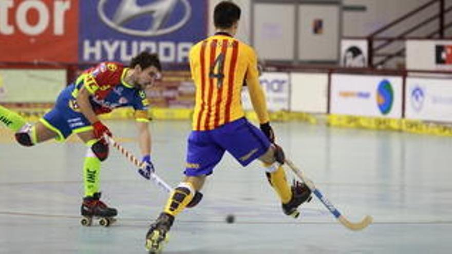 Imatge d&#039;un partit entre l&#039;IHC i el Barça.