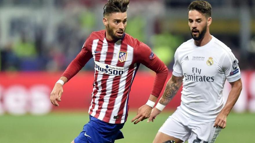 Carrasco e Isco en la final de la Liga de Campeones el 28 de mayo pasado en Milán