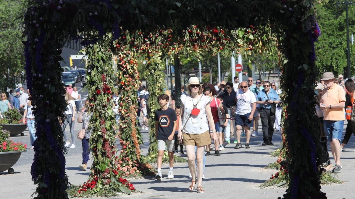 Segunda edición del festival 'Zaragoza florece'.