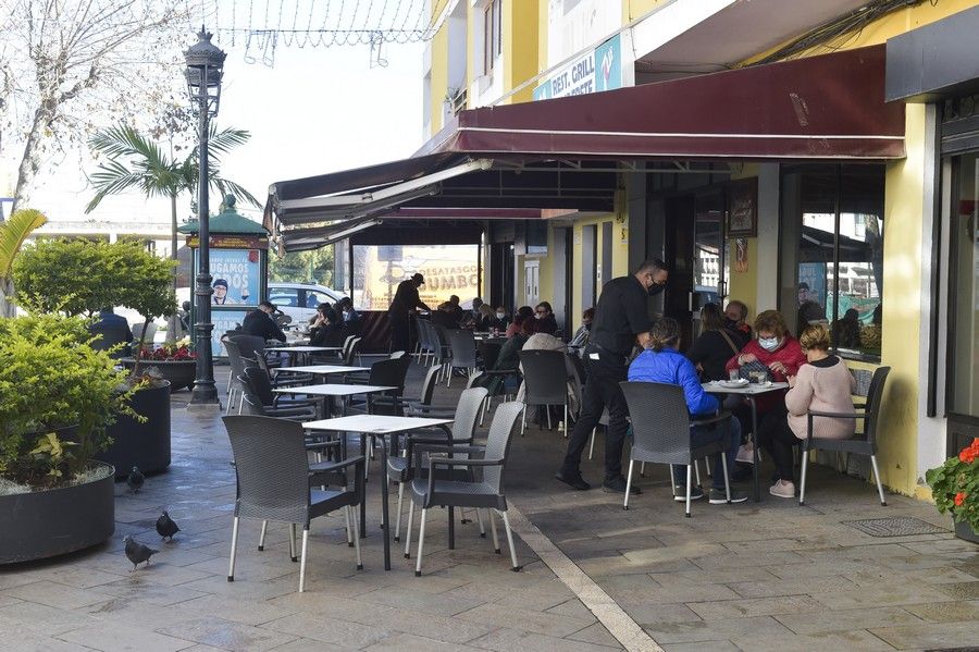 Así afrontan la alerta 3 los restaurantes y terrazas de Santa Brígida