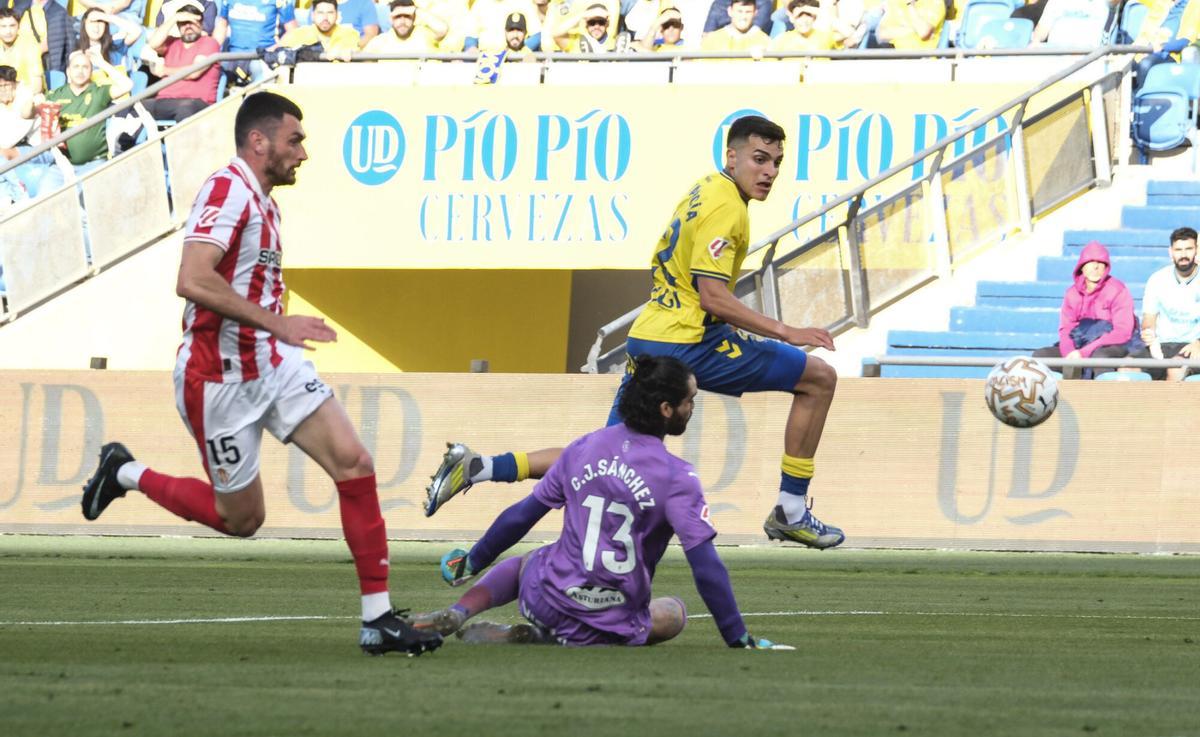El UD Las Palmas-Sporting de Gijón, en imágenes El UD Las Palmas-Sporting de Gijón, en imágenes
