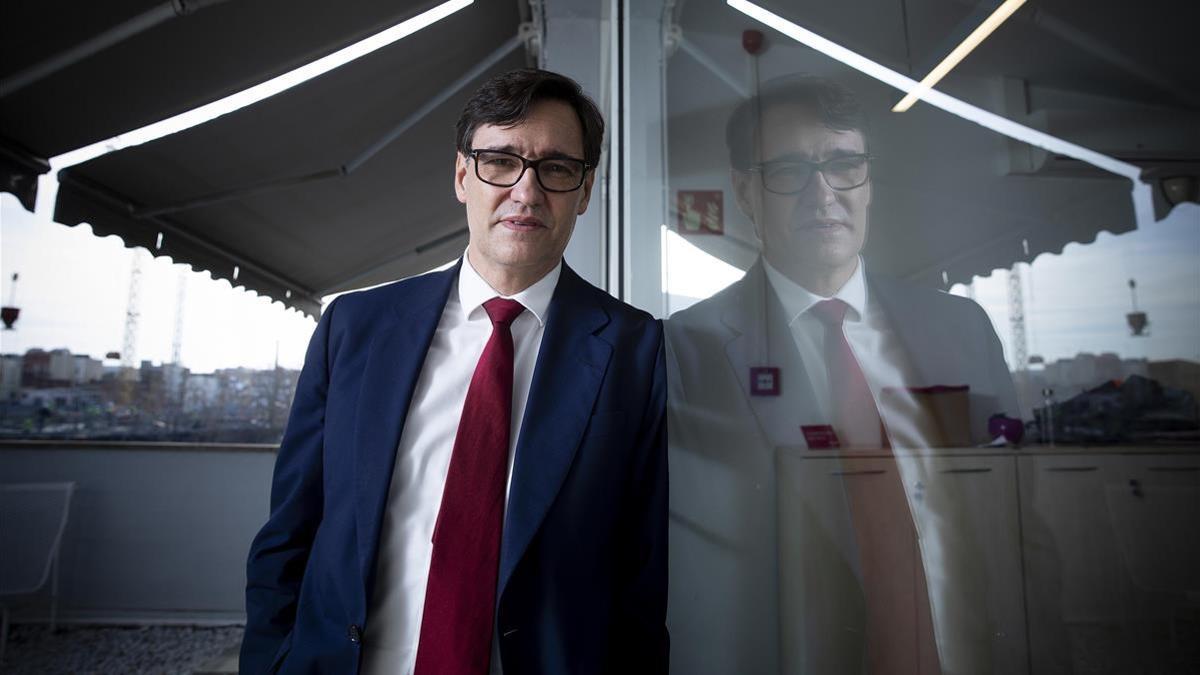 Salvador Illa, candidato del PSC a la presidencia de la Generalitat