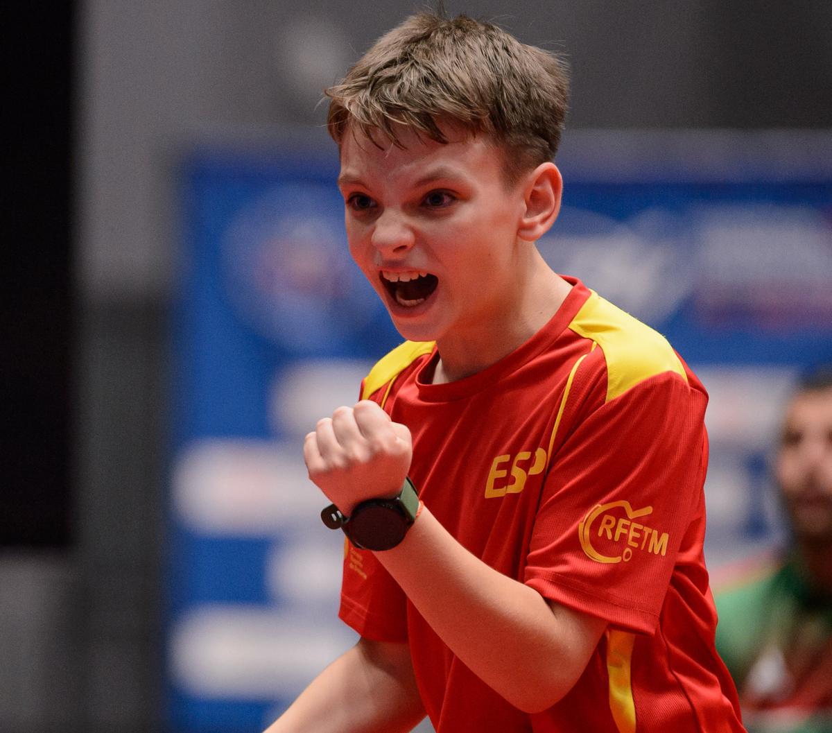 Ladimir Mayorov celebra un punt