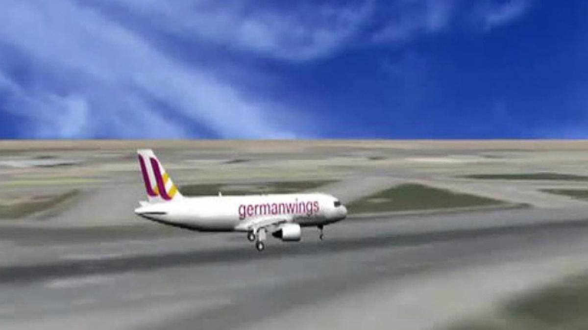 Així van ser els 10 últims minuts del vol de Germanwings.