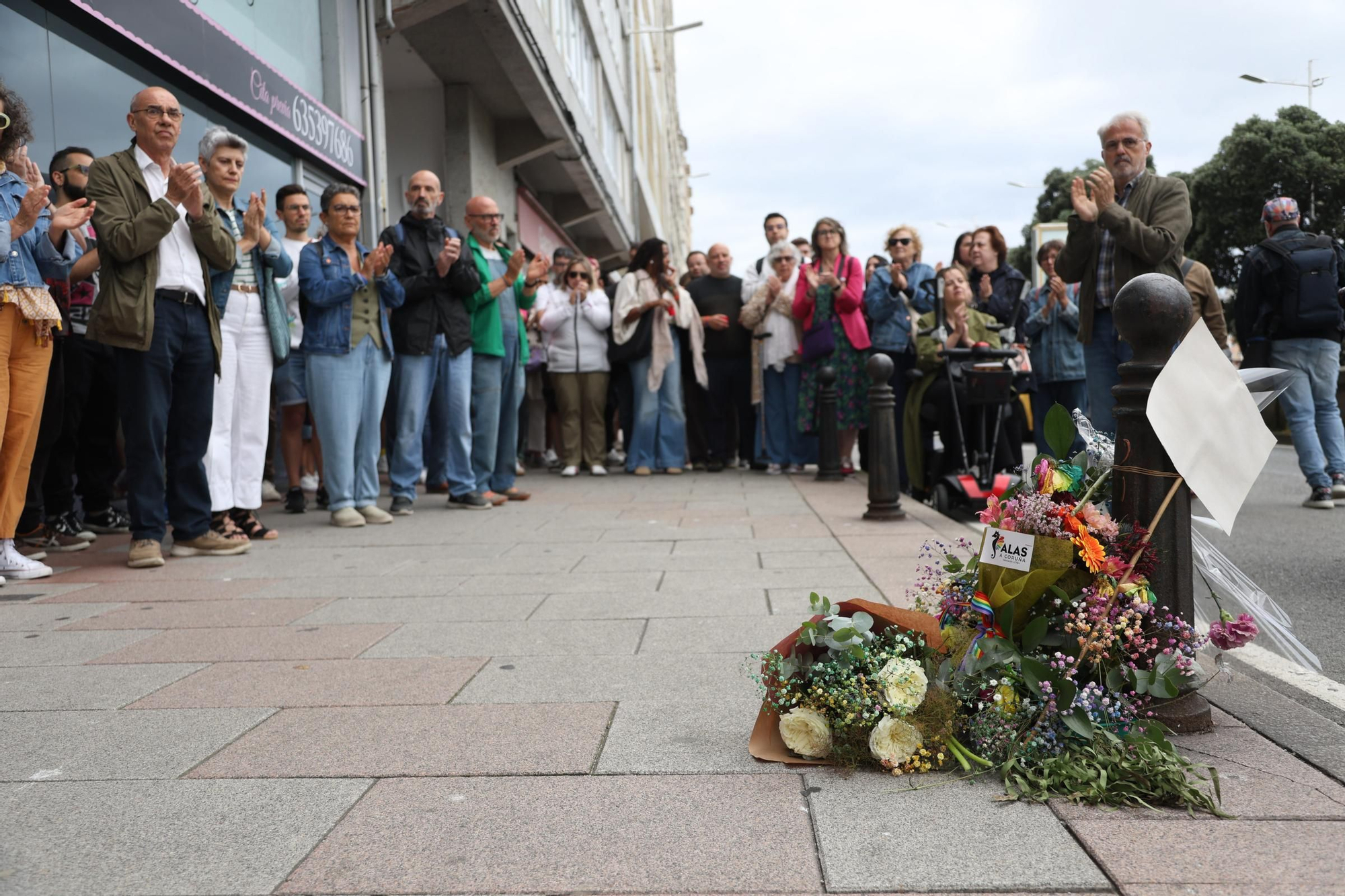 Vigilia por Samuel Luiz en el cuarto aniversario de su asesinato