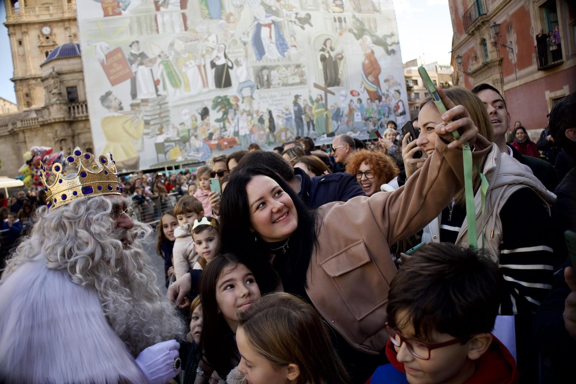 Las imágenes de la llegada de los Reyes Magos a Murcia