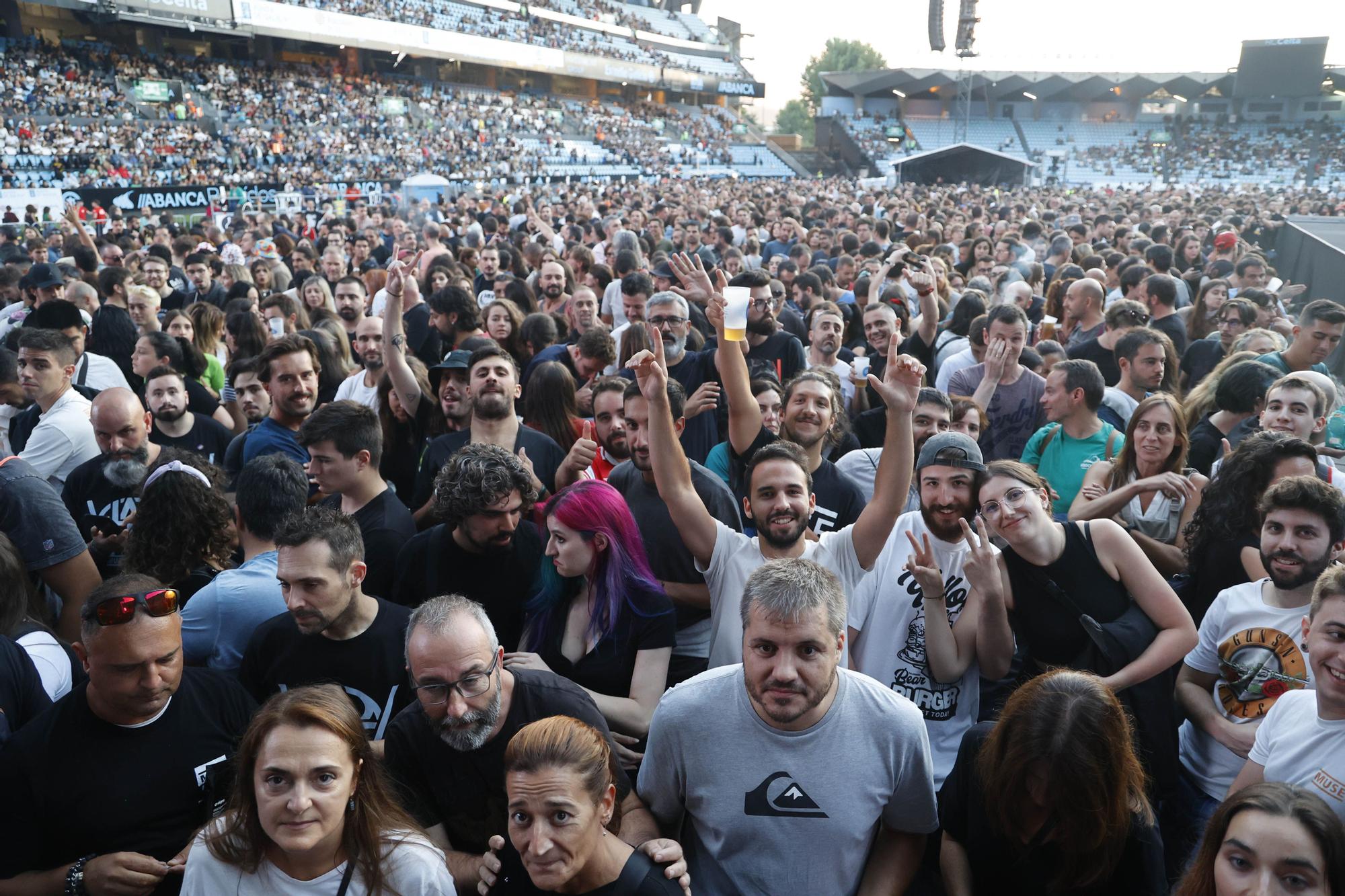 Así se viven las horas previas al concierto de Muse en Vigo