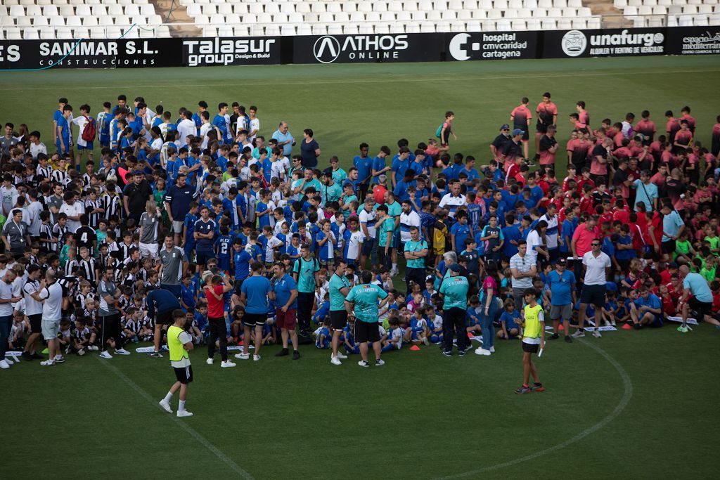 Clausura de la liga coal de fútbol en Cartagena