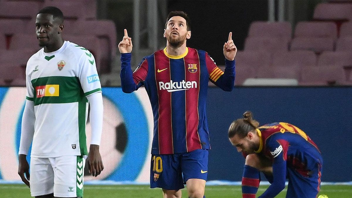 Leo Messi ante el Elche