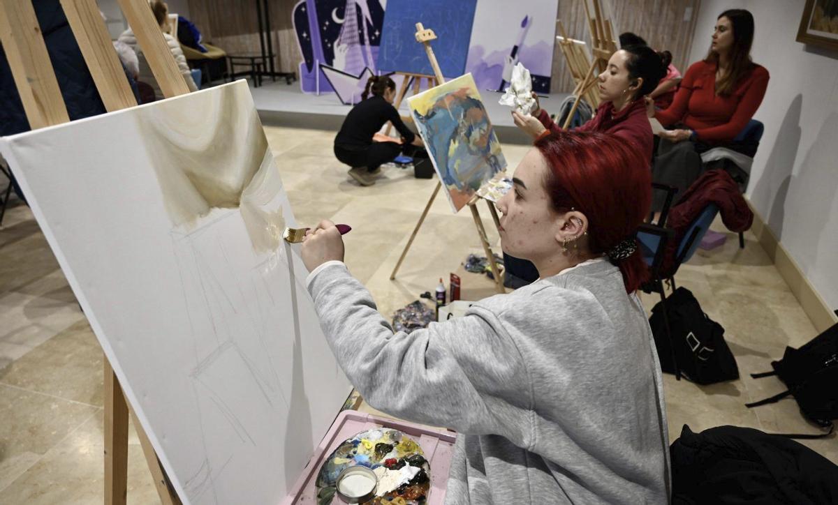 Algunos de los participantes en el certamen de ayer.