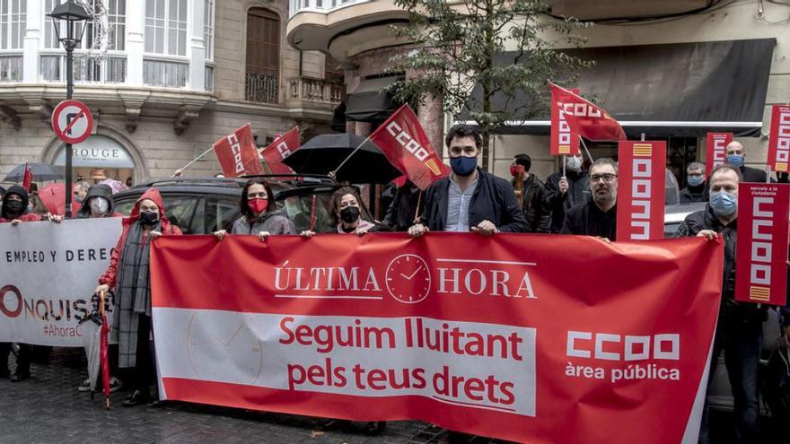 Protesta en Palma para recuperar los derechos sociales