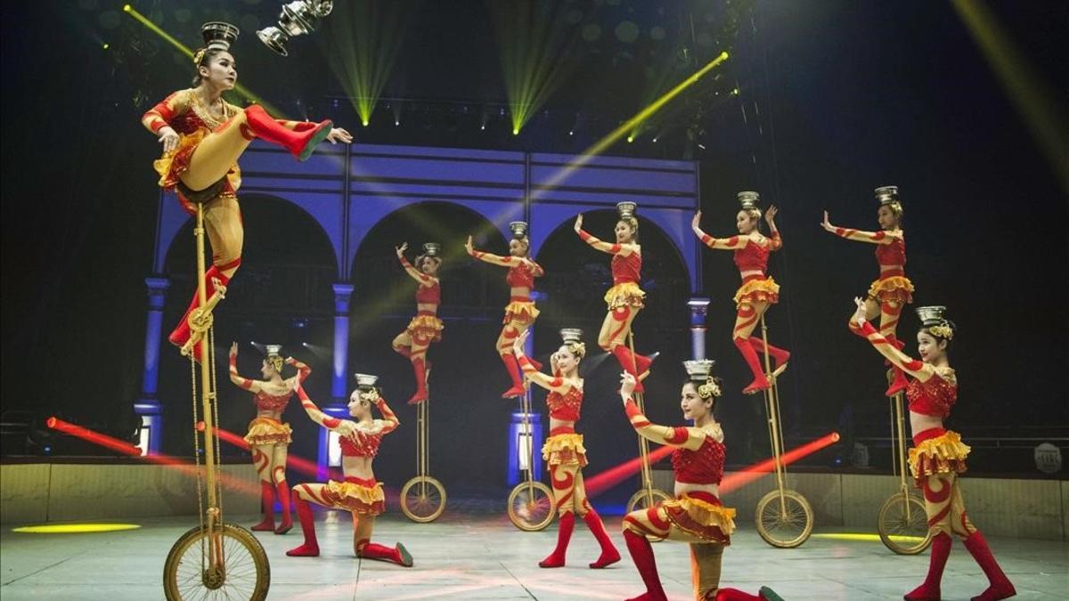 Una representación del festival del circo de Figueres, que empieza este jueves.