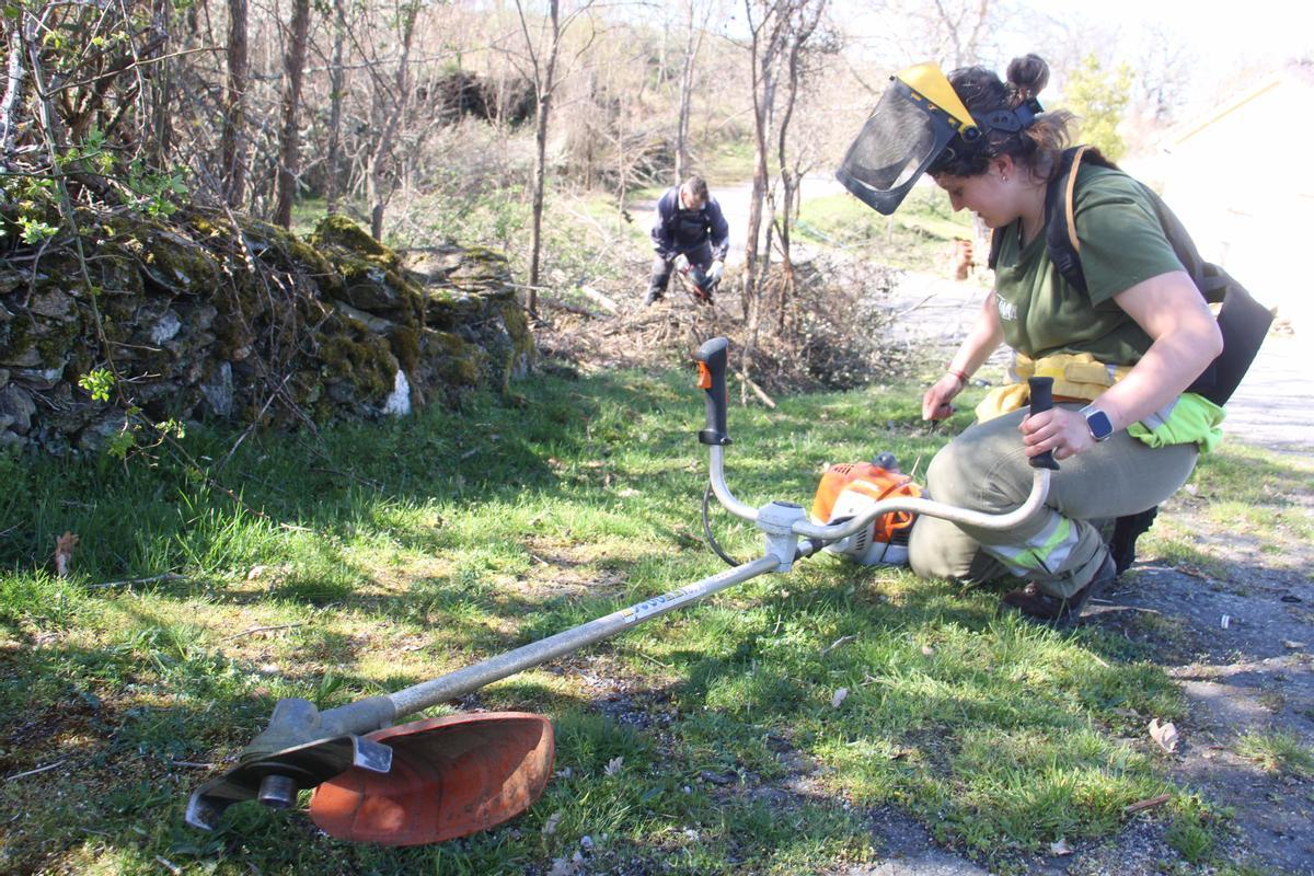 San Salvador de Palazuelo se protege contra los incendios