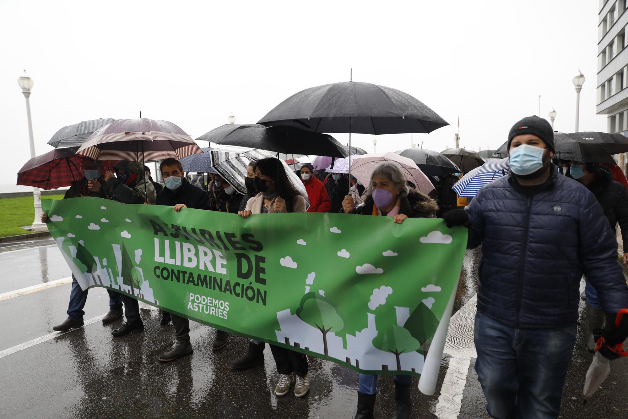 Gijón se moviliza contra la contaminación