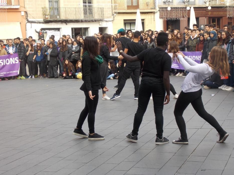 Clam contra la violència masclista a Manresa