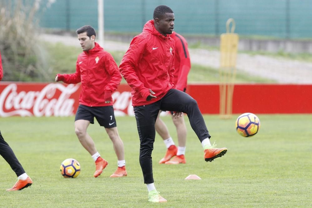 Entrenamiento del Sporting