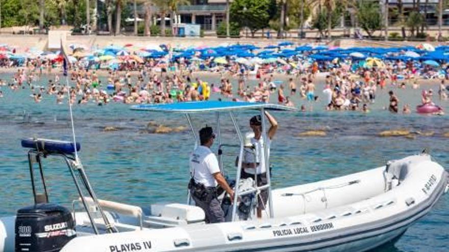 La «zodiac» de la Policía Local en una foto de archivo.