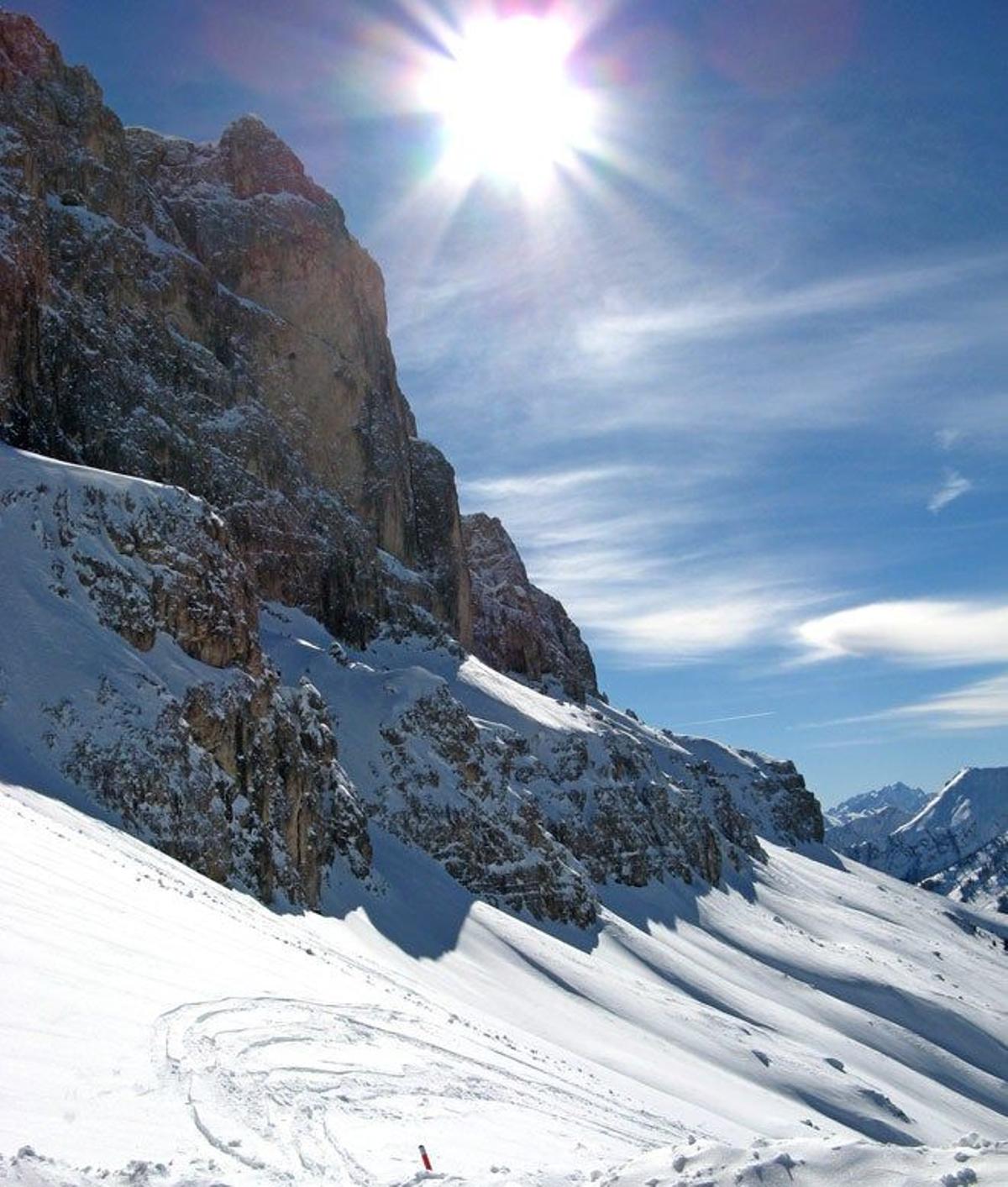 Val di Fassa, las cumbres rosadas