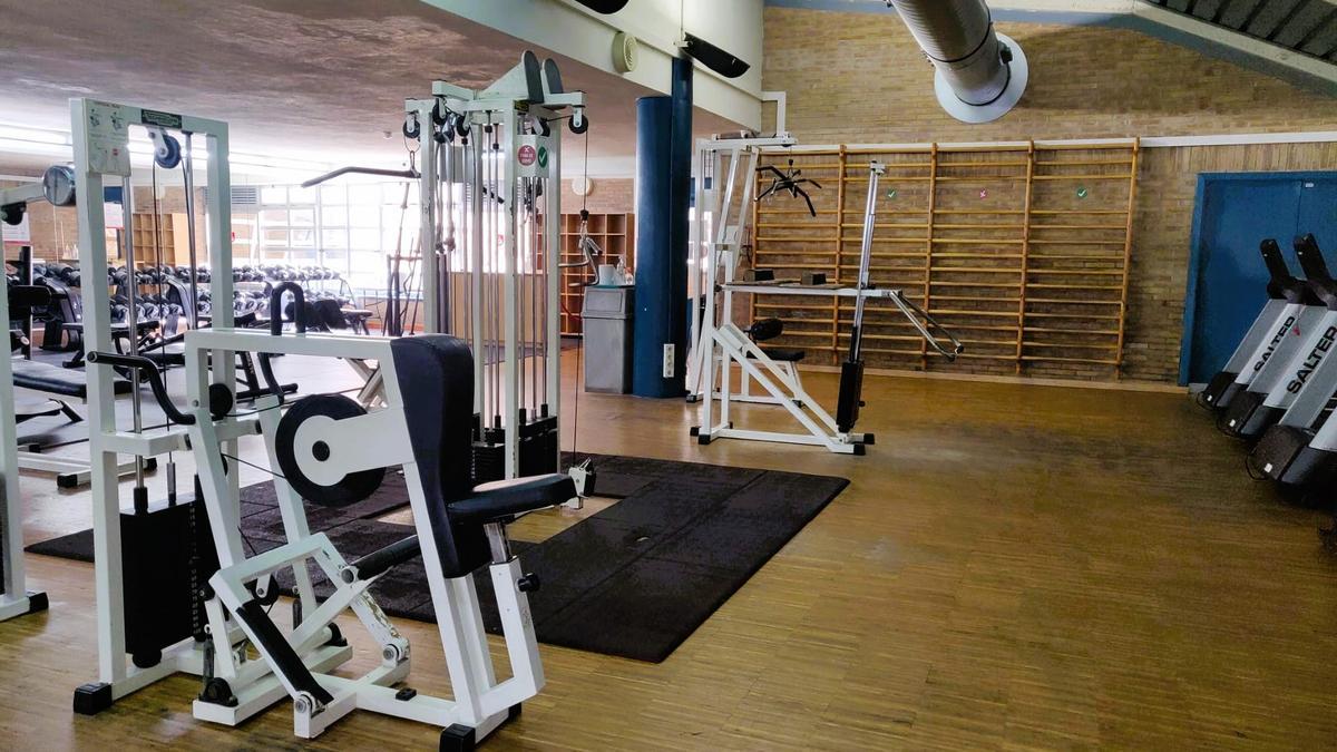 Sala de fitness del Estadio Municipal la Bòbila de Gavà