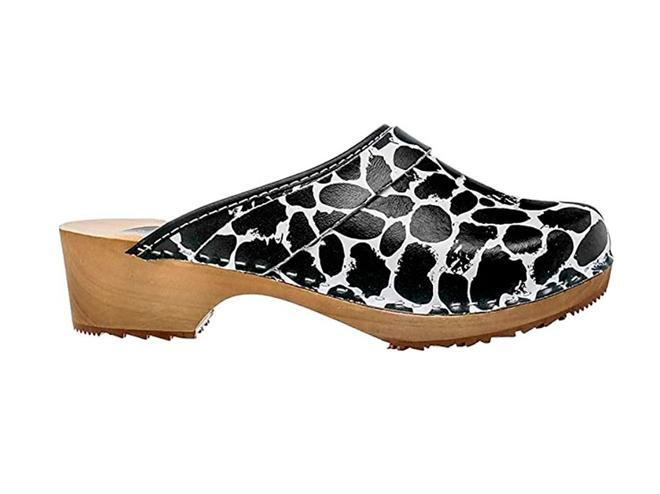 Zuecos de estampado 'animal print' de Estro