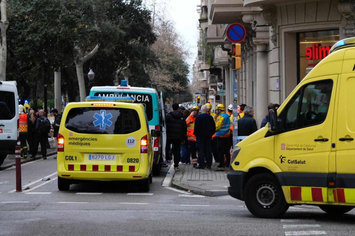 Choque de dos autocares en la Diagonal con una treintena de heridos
