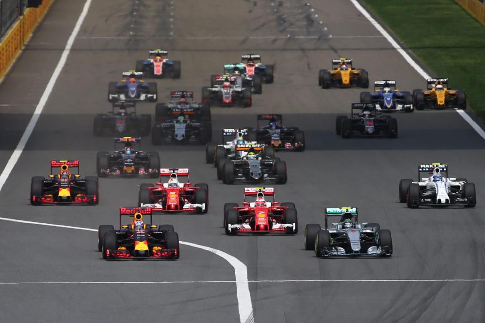 Las mejores imágenes de la carrera en el circuito de Shanghái.