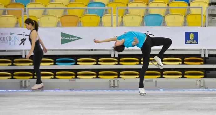 25-12-2018 LAS PALMAS DE GRAN CANARIA. Ensayos del espectáculo Revolution on Ice. Fotógrafo: ANDRES CRUZ