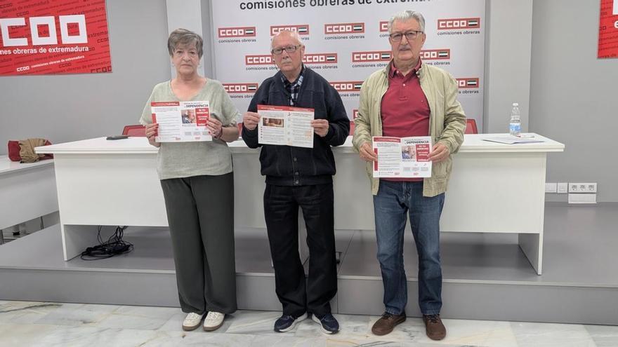 CCOO denuncia que 1.313 personas murieron esperando la dependencia en 2025 e inicia una campaña de movilizaciones en Extremadura