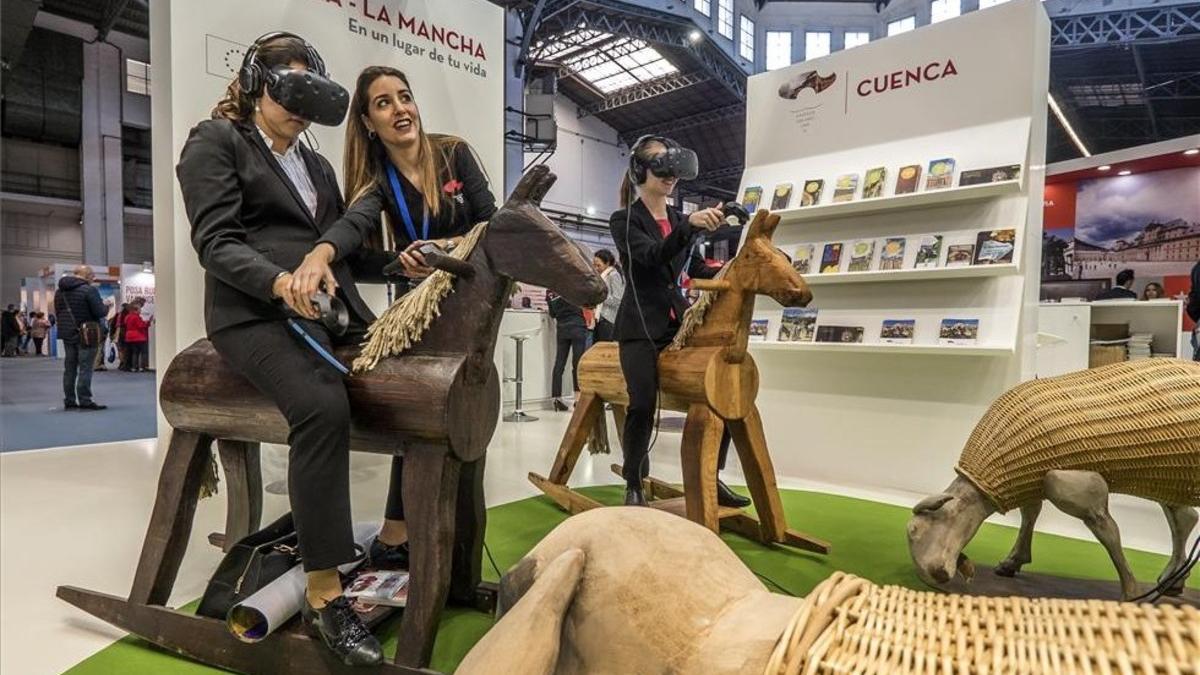 Estand de Castilla-La Mancha en la feria B-Travel.