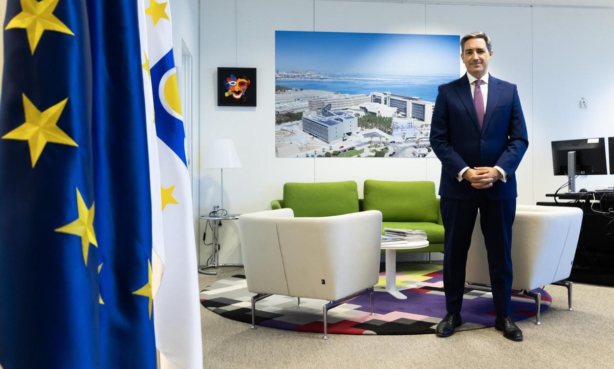 Negrão en las instalaciones de la EUIPO en Alicante.