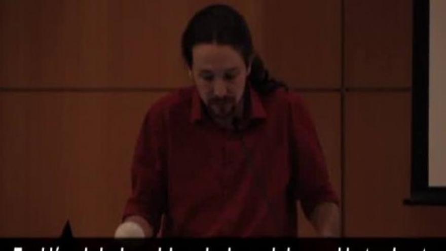 Aplausos para Pablo Iglesias en Nueva York hablando de violencia racial