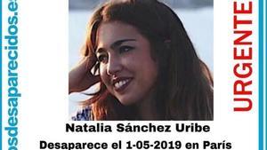 La estudiante española Natalia Sánchez Uribe. 