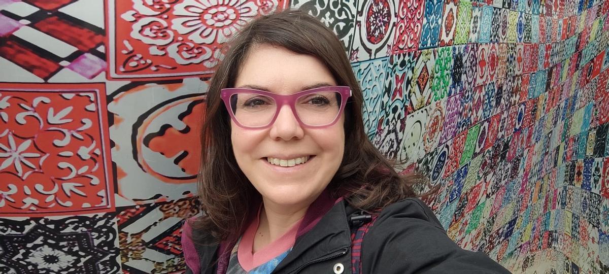 La presidenta de la Asociación de Profesores por la Cultura Científica, Laura Villafuerte.