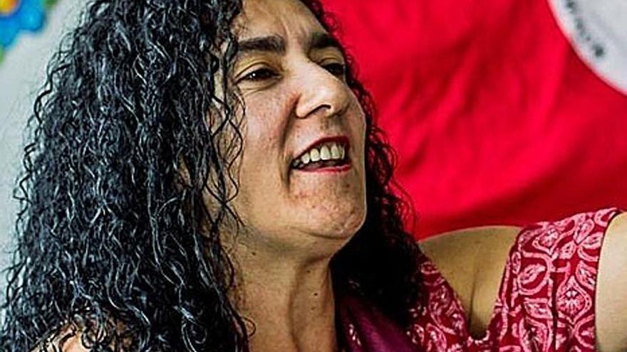 La activista Marina dos Santos.  | // L. O.