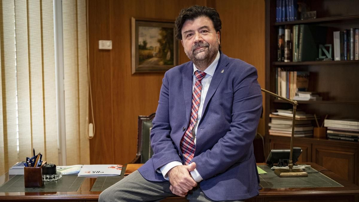 El secretario general de la Confederación Regional Empresarial Extremeña (Creex), Javier Peinado.