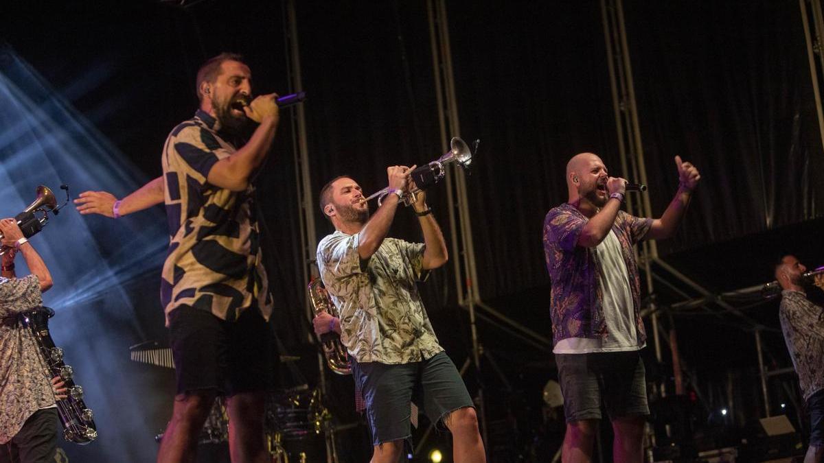 Foto de un concierto de La Fúmiga, en Xàtiva (Valencia).