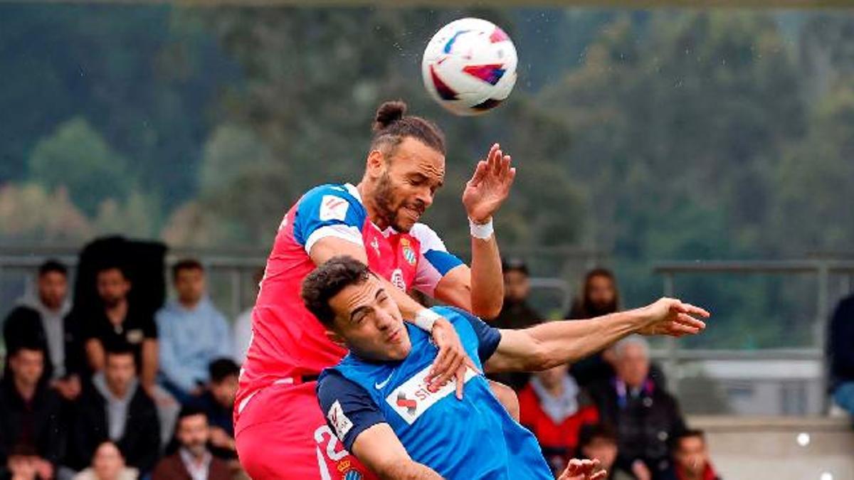 Martin Braithwaite durante el encuentro contra el Amorebieta