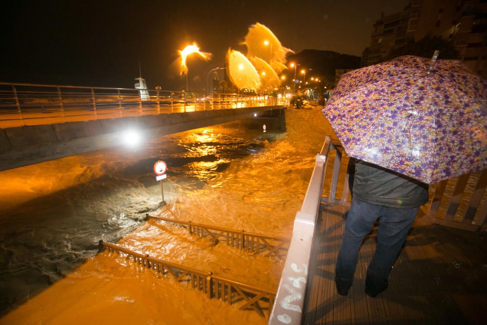 El temporal inunda Alicante