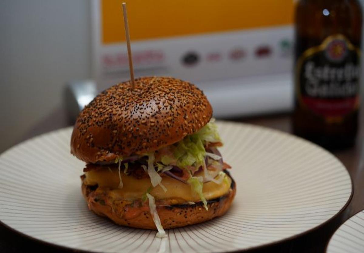 La hamburguesa de Atypical, de Valladolid que quedó en segundo puesto