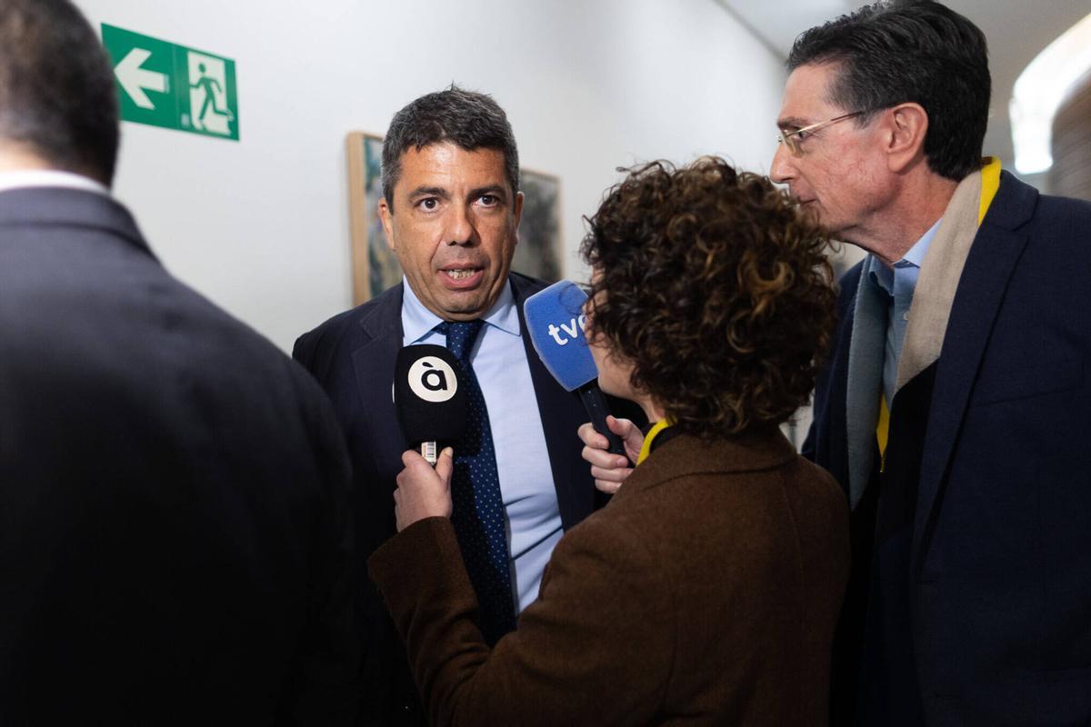 Carlos Mazón en Les Corts