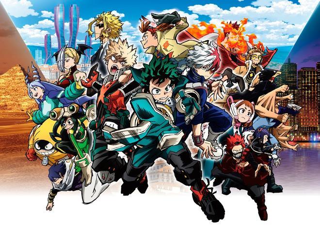 Ilustración con los personajes del manga.
