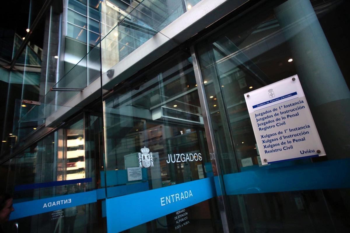 Los juzgados de Oviedo.