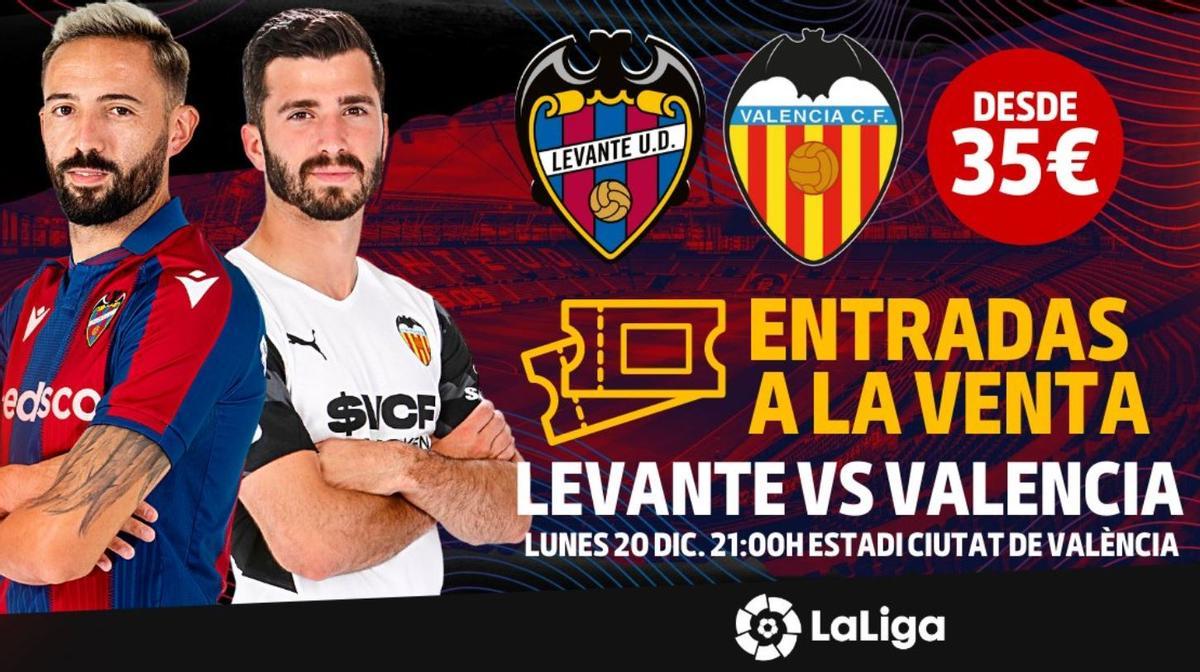 Levante UD-Valencia CF: Precio de las entradas para el Derbi en el Ciutat